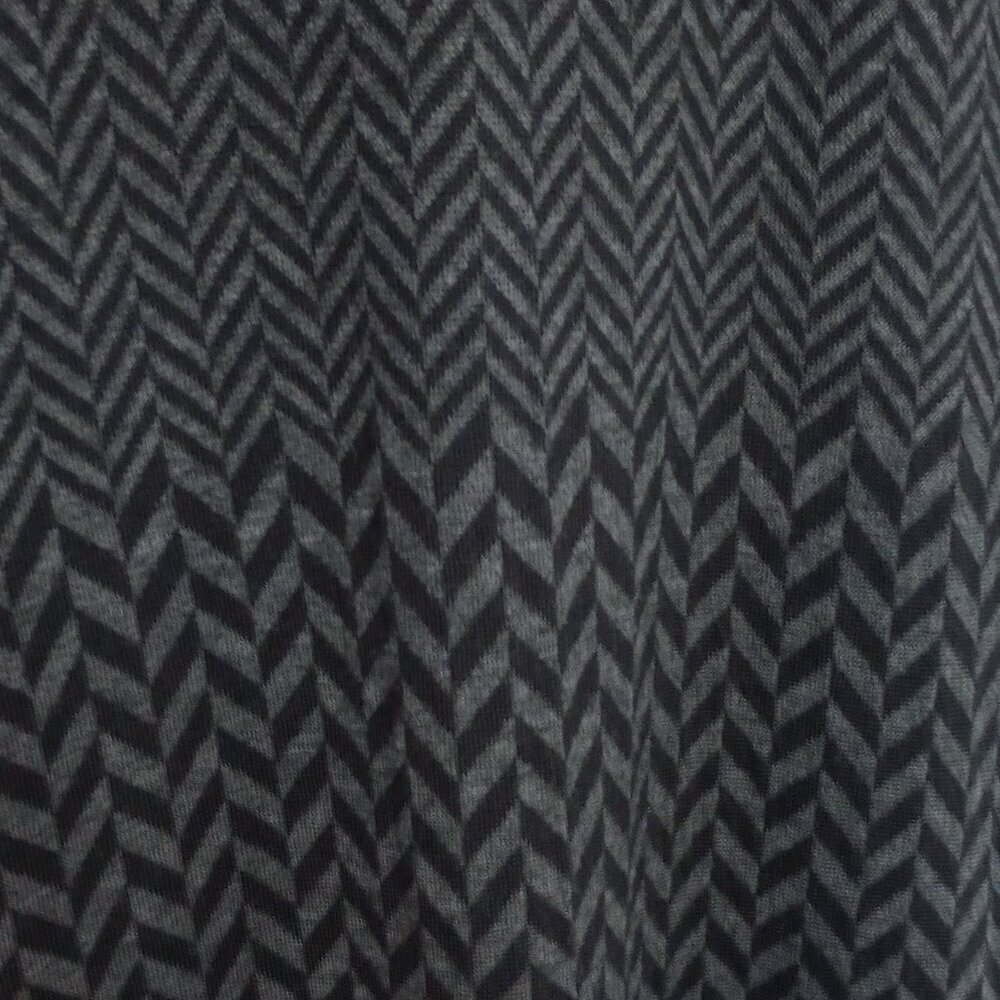 Soft Surroundings Black & Grey West Saxon Herringbone Wool Blend Duster - Picture 7 of 8